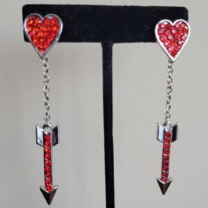 Heart and Arrow Earring Valentines Day Jewelry NWOT